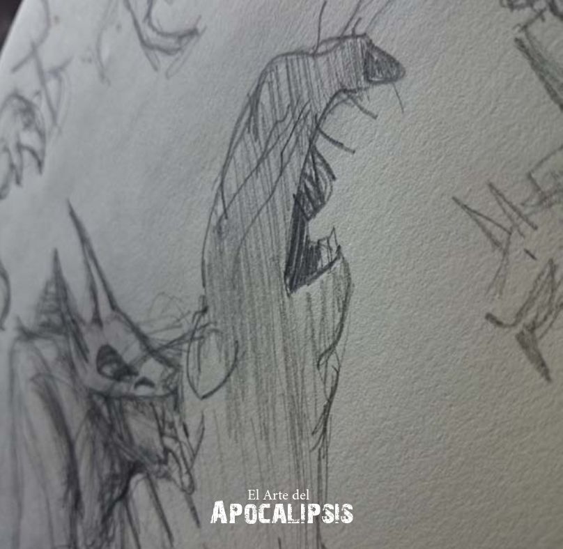 Página final, Arte del corto APOCALIPSIS